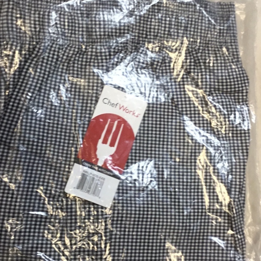 NEW Chef Works Essential Baggy Chef Pants unisex size XXSmall
